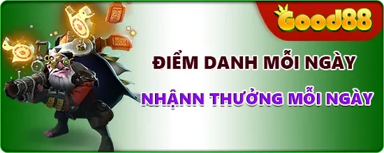Trang chủ 226 Good88 điểm danh nhạn thưởng mỗi ngày